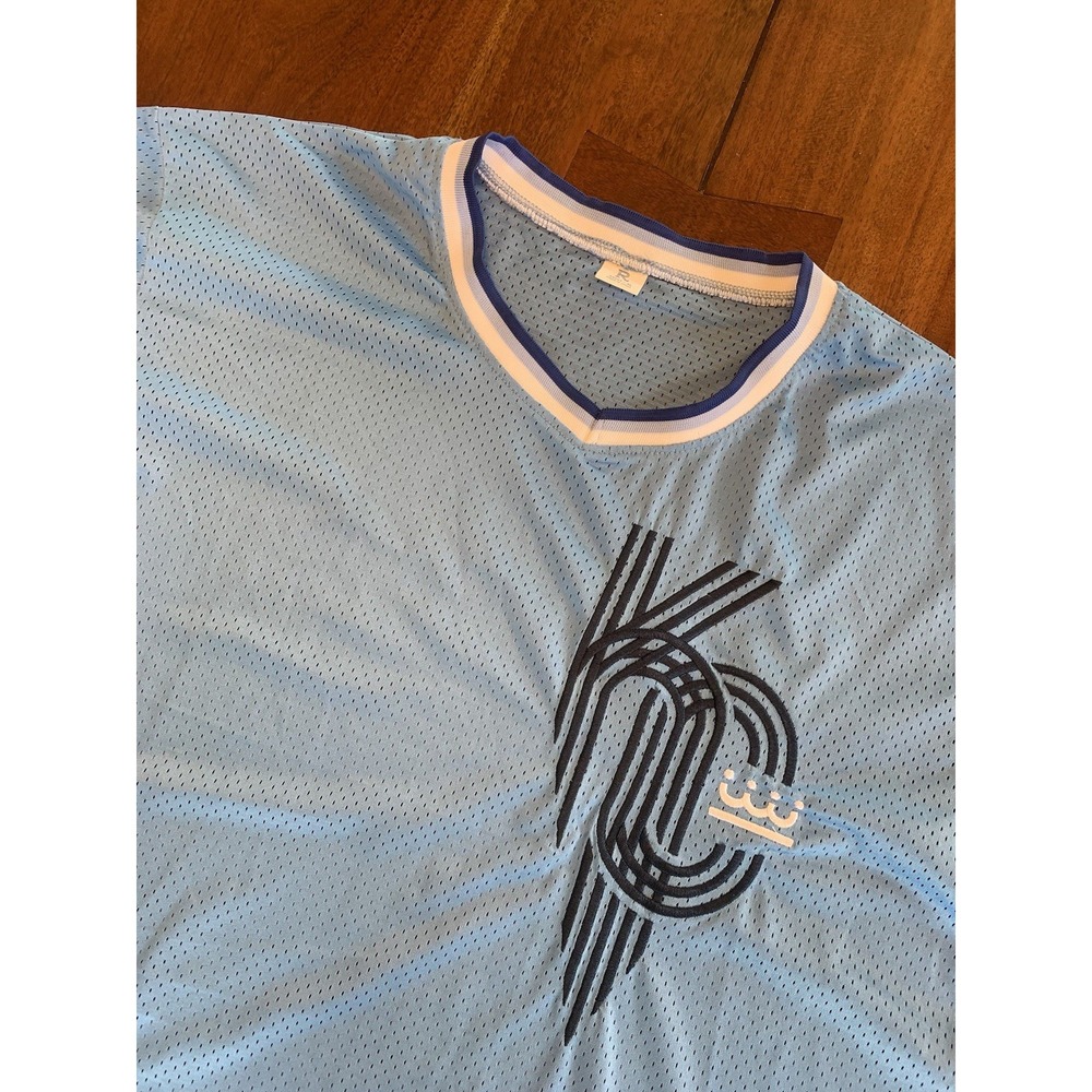 KC Royals City Connect Baseball Retro Jersey Mens XL Powder Blue Kansas City MLB